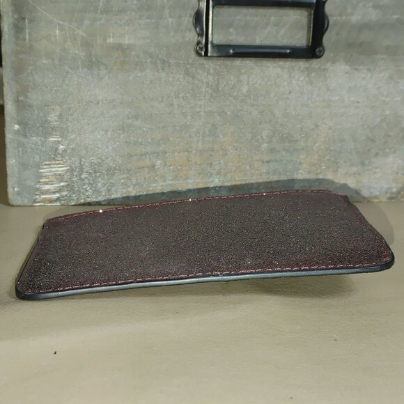 Coach Glitter Mini Wallet Pouch Wristlet Sparkly Pink Zipper Vietnam 5 by 3 - Picture 7 of 12